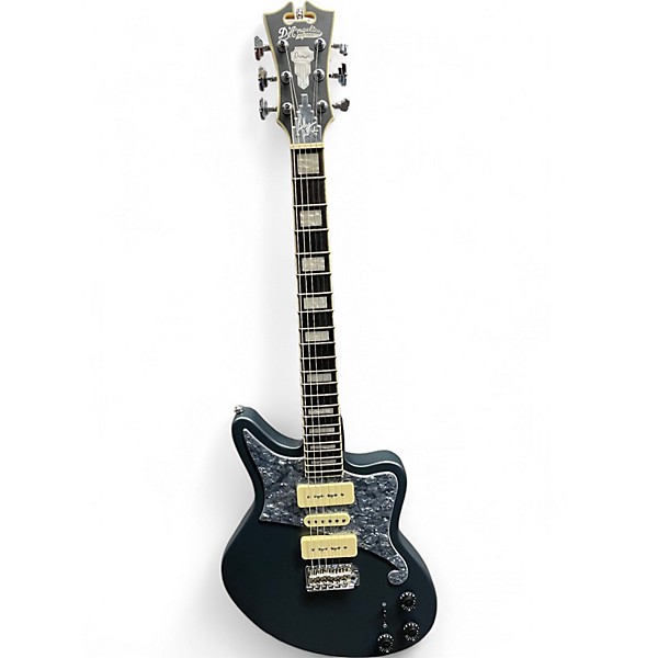 Used D'Angelico BOB WEIR Blue Solid Body Electric Guitar