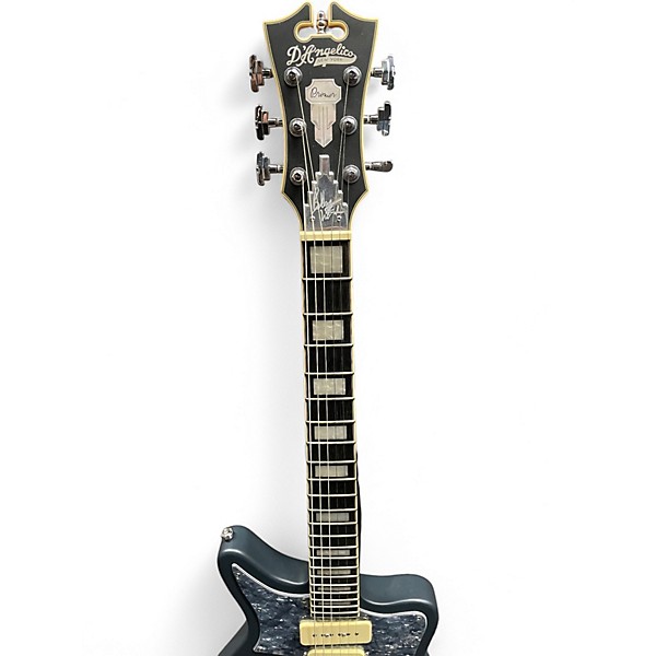 Used D'Angelico BOB WEIR Blue Solid Body Electric Guitar