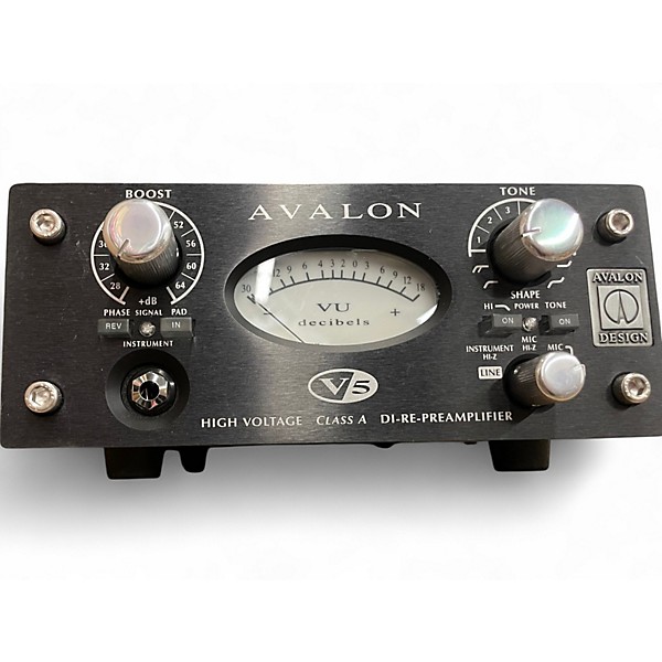 Used Avalon V5 Pure Class A Mono Channel Strip