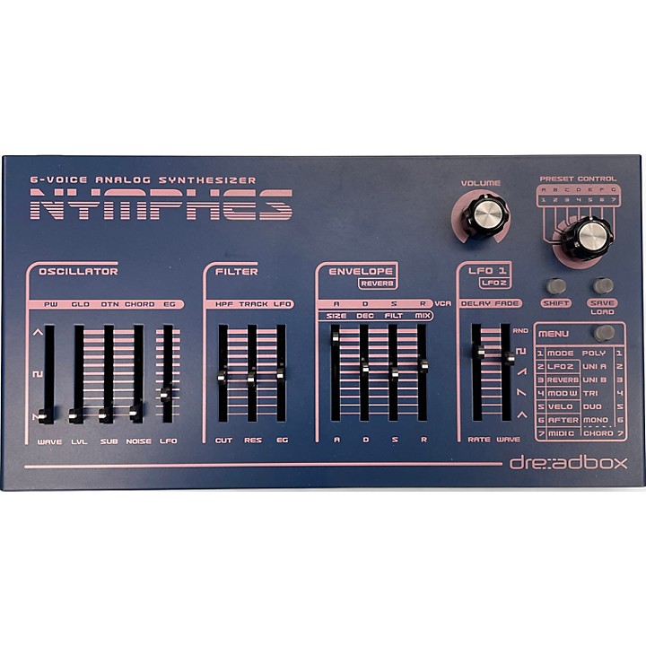 Used Dreadbox NYMPHES Synthesizer | Guitar Center