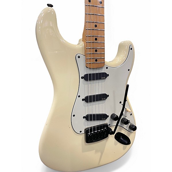 Used ESP 400 Series Cream Solid Body Electric Guitar