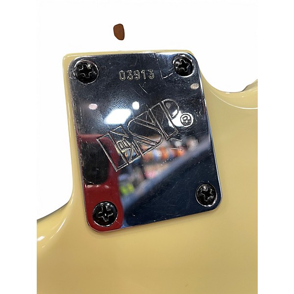 Used ESP 400 Series Cream Solid Body Electric Guitar