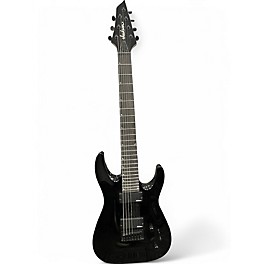 Used Jackson JS22-7 Dinky 7 String Black Solid Body Electric Guitar