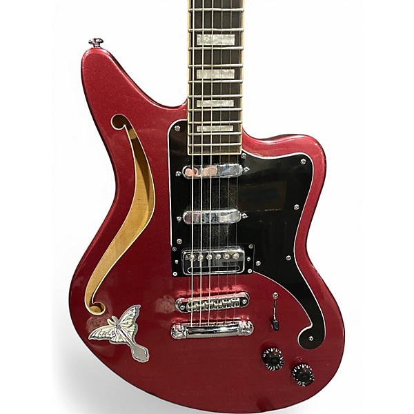 Used D'Angelico Premier Bedford SH Burgundy Mist Hollow Body Electric Guitar