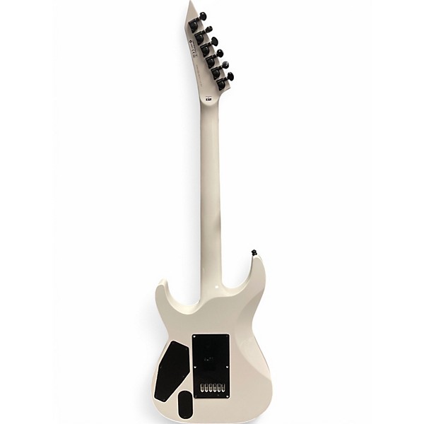 Used Esp Ltd MH100ET Snow White Solid Body Electric Guitar
