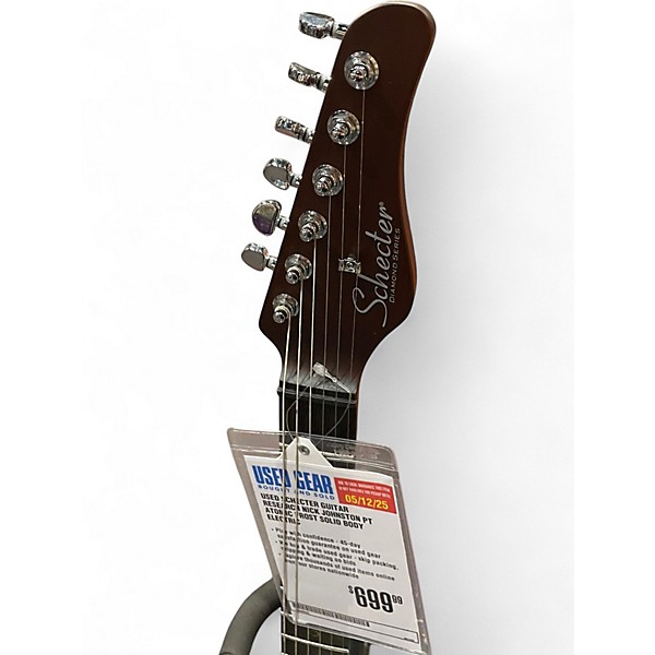 Used Schecter Guitar Research Nick Johnston PT Atomic Frost Solid Body Electric Guitar