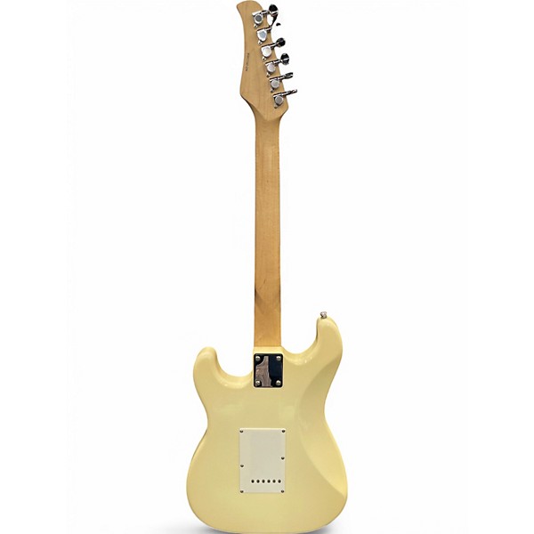 Used Xaviere Strat Vintage White Solid Body Electric Guitar