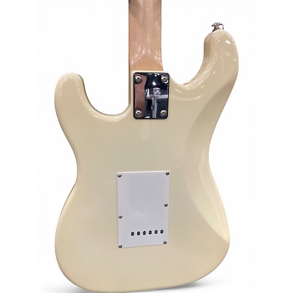 Used Xaviere Strat Vintage White Solid Body Electric Guitar