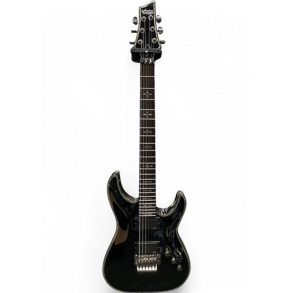 Used Schecter Guitar Research Hellraiser C1 Black Solid Body Electric Guitar