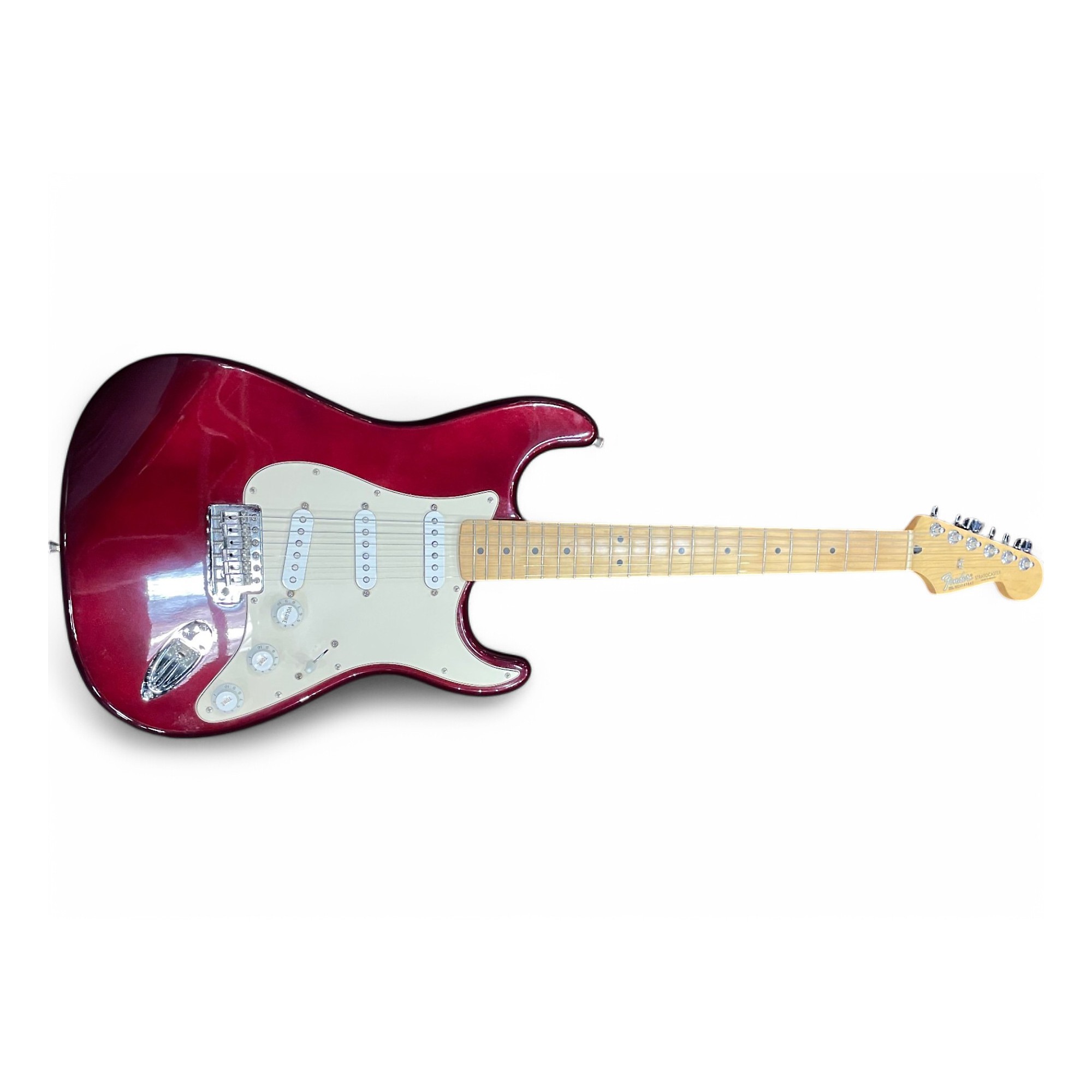 Used Fender Used 2004 Fender Standard Stratocaster Burgundy Used Fender Used 2004 Fender Standard Stratocaster Burgundy