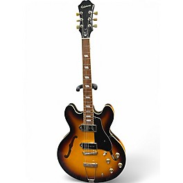 Used Epiphone Casino Vintage Sunburst Hollow Body Electric Guitar