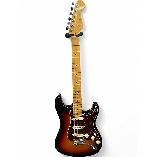 Used Fender American Professional II Stratocaster 3 Color Sunburst Solid Body Electric Guitar