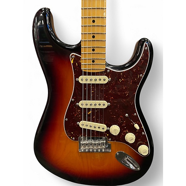 Used Fender American Professional II Stratocaster 3 Color Sunburst Solid Body Electric Guitar