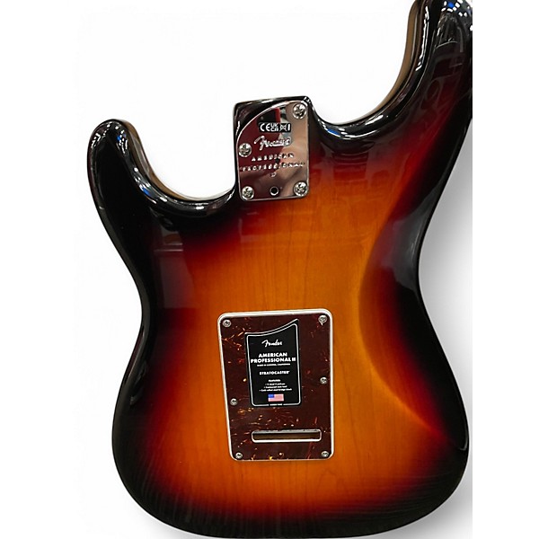 Used Fender American Professional II Stratocaster 3 Color Sunburst Solid Body Electric Guitar
