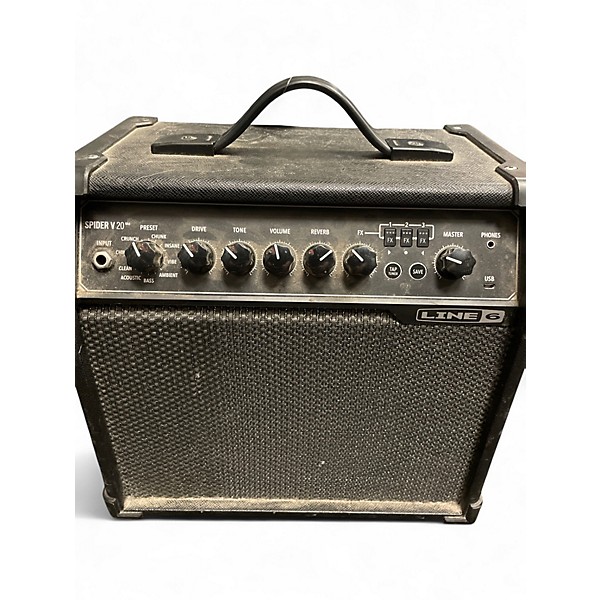 Used Line 6 Spider V 20 MkII 20w 1x8 Guitar Combo Amp
