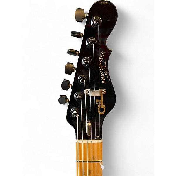 Vintage 1983 G&L Broadcaaster Black Solid Body Electric Guitar