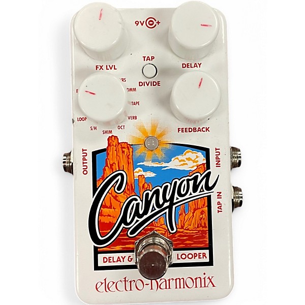 Used Electro-Harmonix Canyon Delay and Looper Effect Pedal