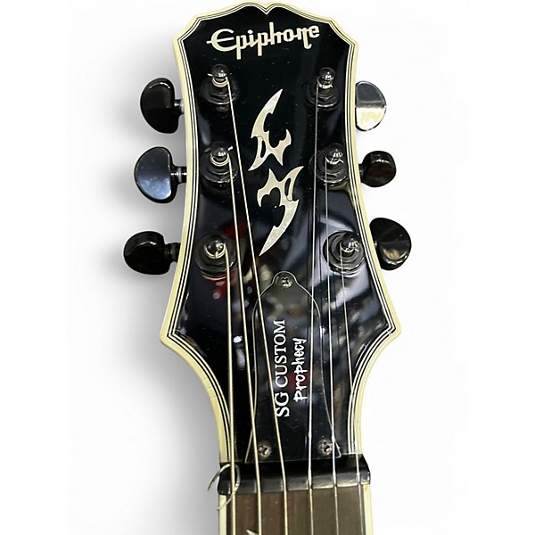Used Epiphone SG Prophecy Custom GX MIDNIGHT EBONY Solid