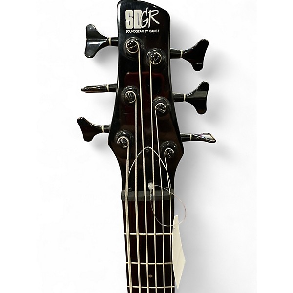 Used Ibanez SR506 6 String Walnut Electric Bass Guitar