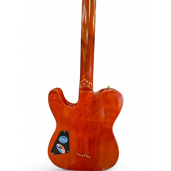 Used 2003 Schecter Guitar Research PT Custom Abalone Orange Burst Solid Body Electric Guitar