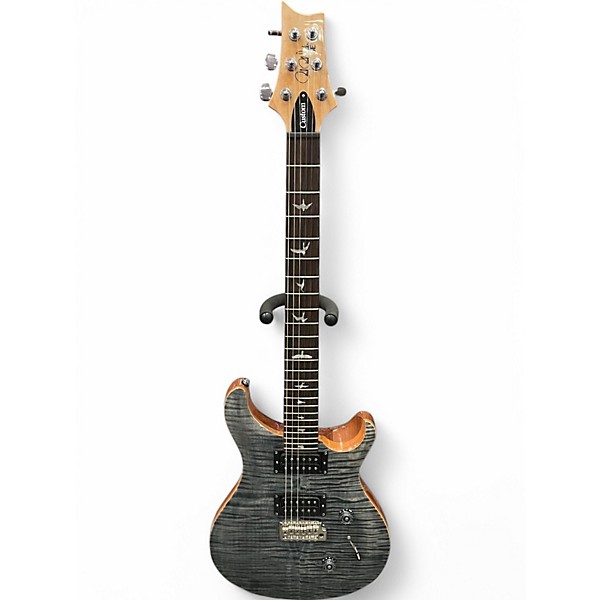 Used PRS SE Custom 24 Charcoal Solid Body Electric Guitar