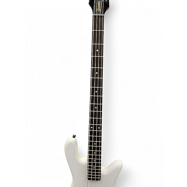 Used Spector Performer 4 White Electric Bass Guitar