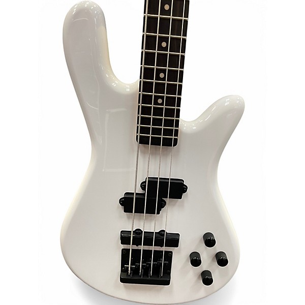 Used Spector Performer 4 White Electric Bass Guitar