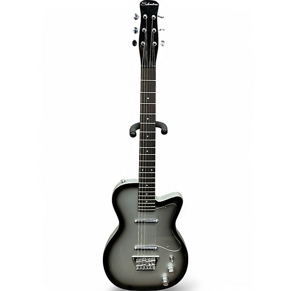 Used Silvertone 1303/U2 Reissue Silverburst Solid Body Electric Guitar