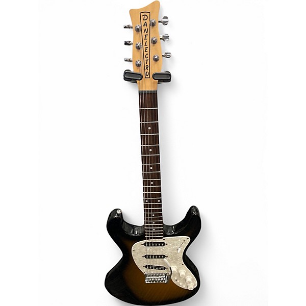 Used Danelectro Danoblaster 2 Tone Sunburst Solid Body Electric Guitar