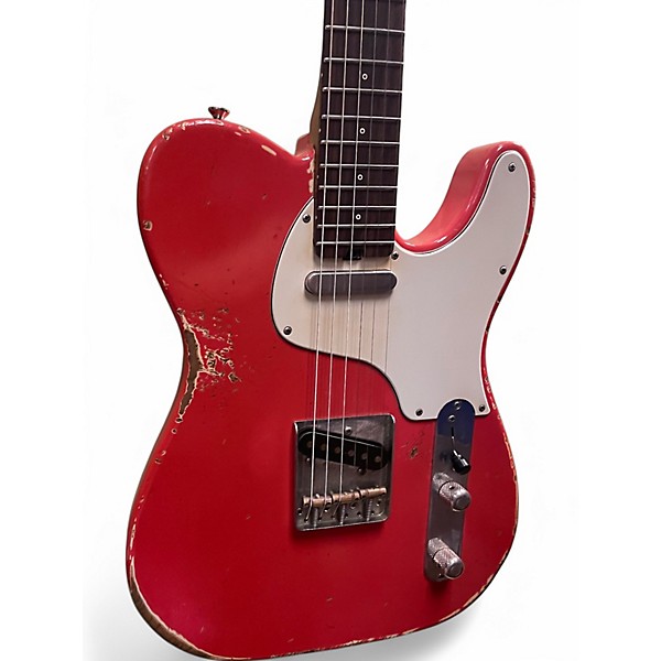 Used 2020 Shabat Lion Fiesta Red Solid Body Electric Guitar