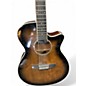 Used Ibanez AEG1812ii-dvs Black 12 String Acoustic Guitar