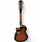 Used Ibanez AEG1812ii-dvs Black 12 String Acoustic Guitar