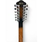 Used Ibanez AEG1812ii-dvs Black 12 String Acoustic Guitar