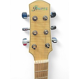 Used Ibanez AAM370E-OAW White Acoustic Electric Guitar