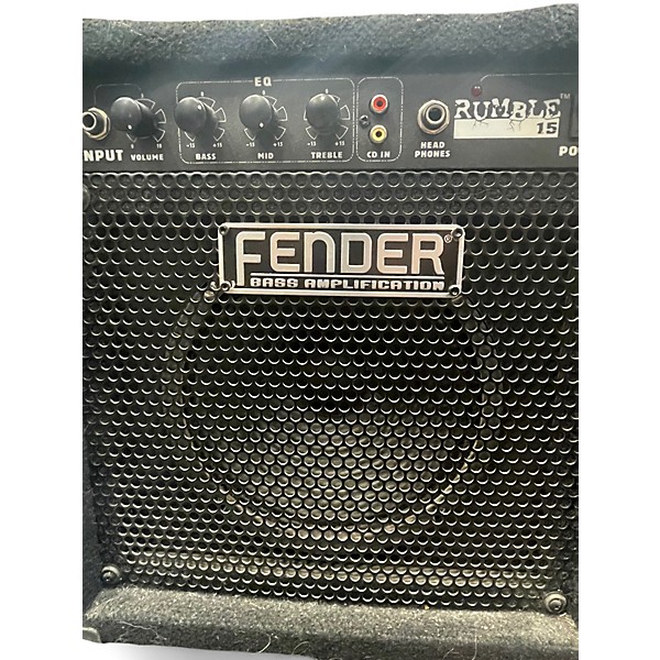 Used Fender Rumble 15 15W 1X8 Bass Combo Amp