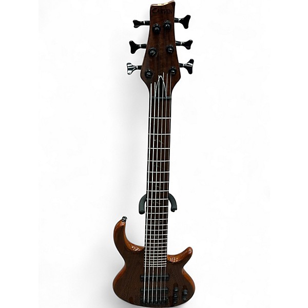 Used Carvin 6 STRING NECK THROUGH Natural Electric Bass Guitar,Specials : American Fashion Style Bags On Sale