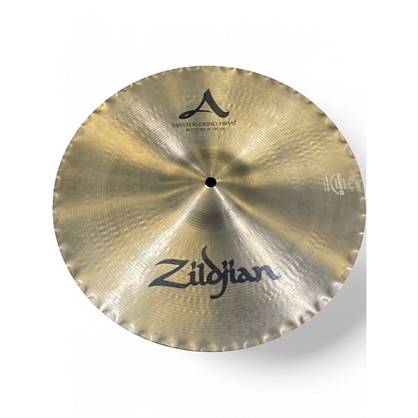 Used Zildjian 14in A Mastersound Hi Hat Bottom Cymbal