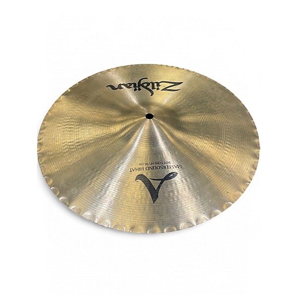 Used Zildjian 14in A Mastersound Hi Hat Bottom Cymbal
