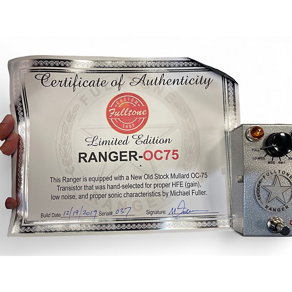 Used Fulltone RANGER OC75 Effect Pedal