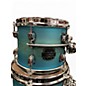 Used Mapex 5 Piece Saturn Evolution Hybrid Azure Burst Drum Kit