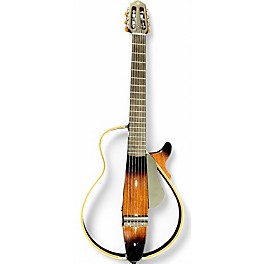 Used Yamaha SLG200N Tobacco Sunburst Classical Acoustic Electric Guitar