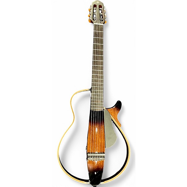 Used Yamaha SLG200N Tobacco Sunburst Classical Acoustic Electric Guitar