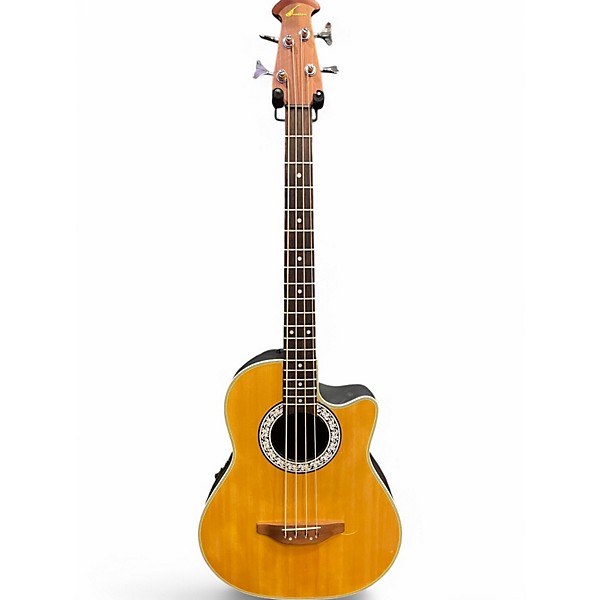 Used Ovation CC74 Natural Acoustic Bass Guitar