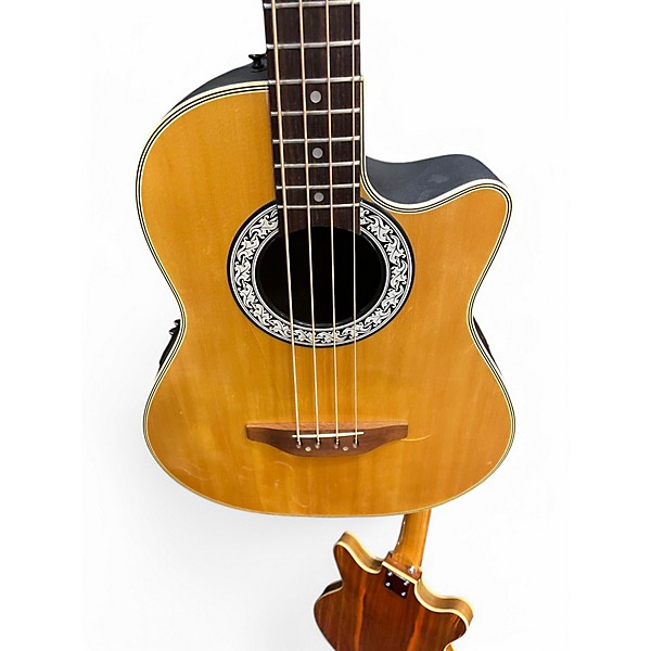 Used Ovation CC74 Natural Acoustic Bass Guitar