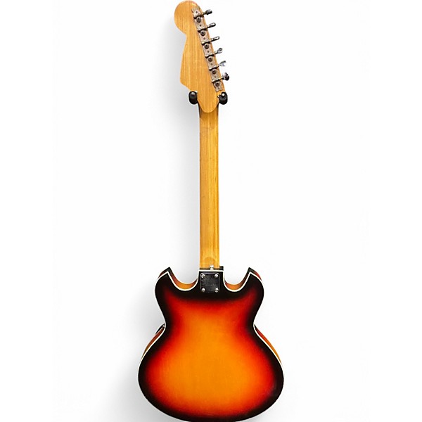 Used Teisco Audition 3 Color Sunburst Hollow Body Electric Guitar