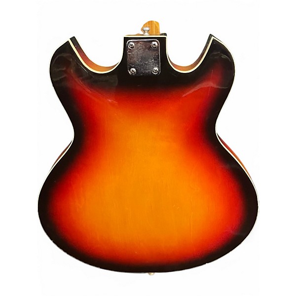 Used Teisco Audition 3 Color Sunburst Hollow Body Electric Guitar