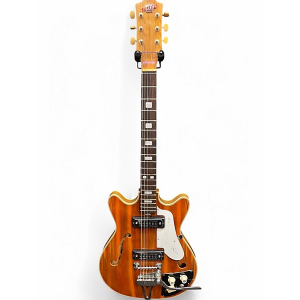 Used Teisco EP8T Natural Hollow Body Electric Guitar