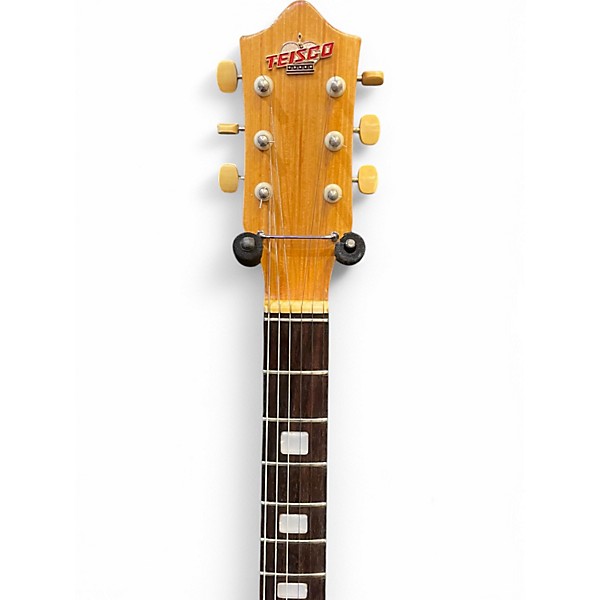 Used Teisco EP8T Natural Hollow Body Electric Guitar