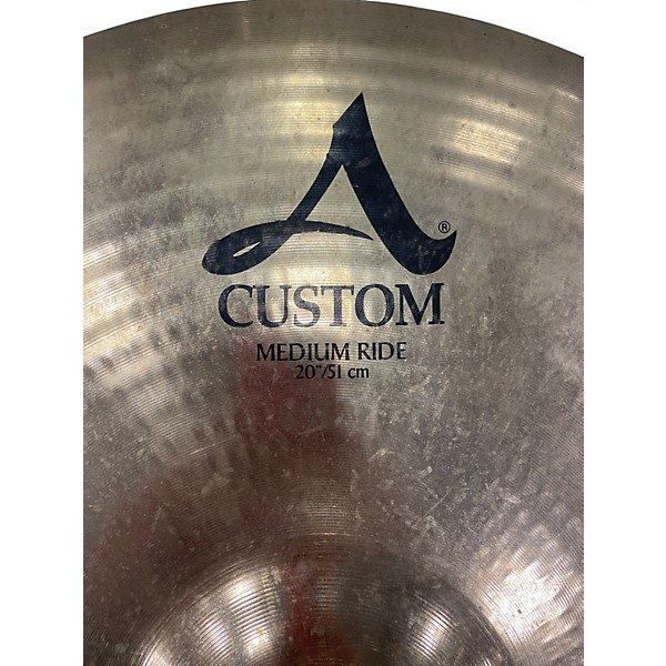 Used Zildjian 20in A Custom Medium Ride Cymbal