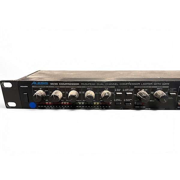 ALESIS 3630 COMPRESSOR/LIMITER W/ GATE *No Power Supply